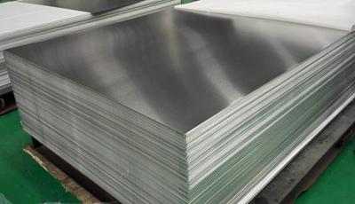 Aluminum plate for fuel tank