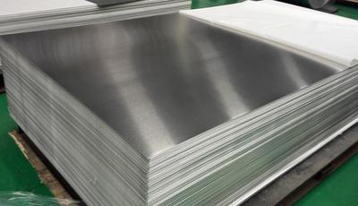 Aluminum plate for oxidation