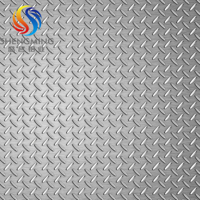 Embossed aluminum plate