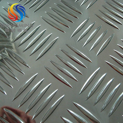 Embossed aluminum plate